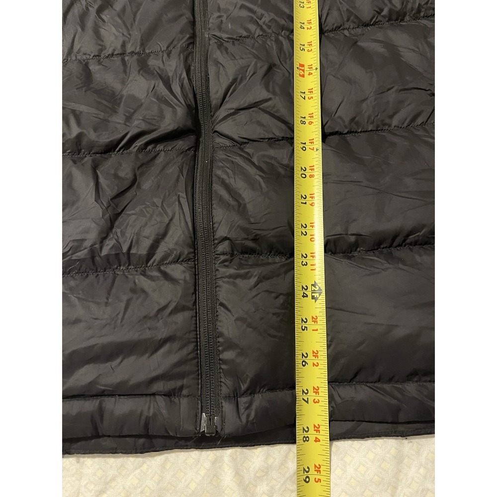Eddie Bauer Jacket Mens L Black EB650 Down Puffer Hooded Full Zip Coat Outdoor - Picture 4 of 8